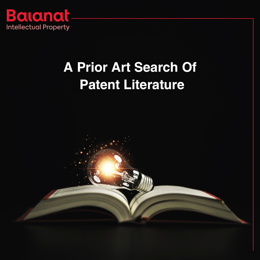 A Prior Art Search Of Patent Literature