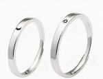 Sun and Moon Silver Rings